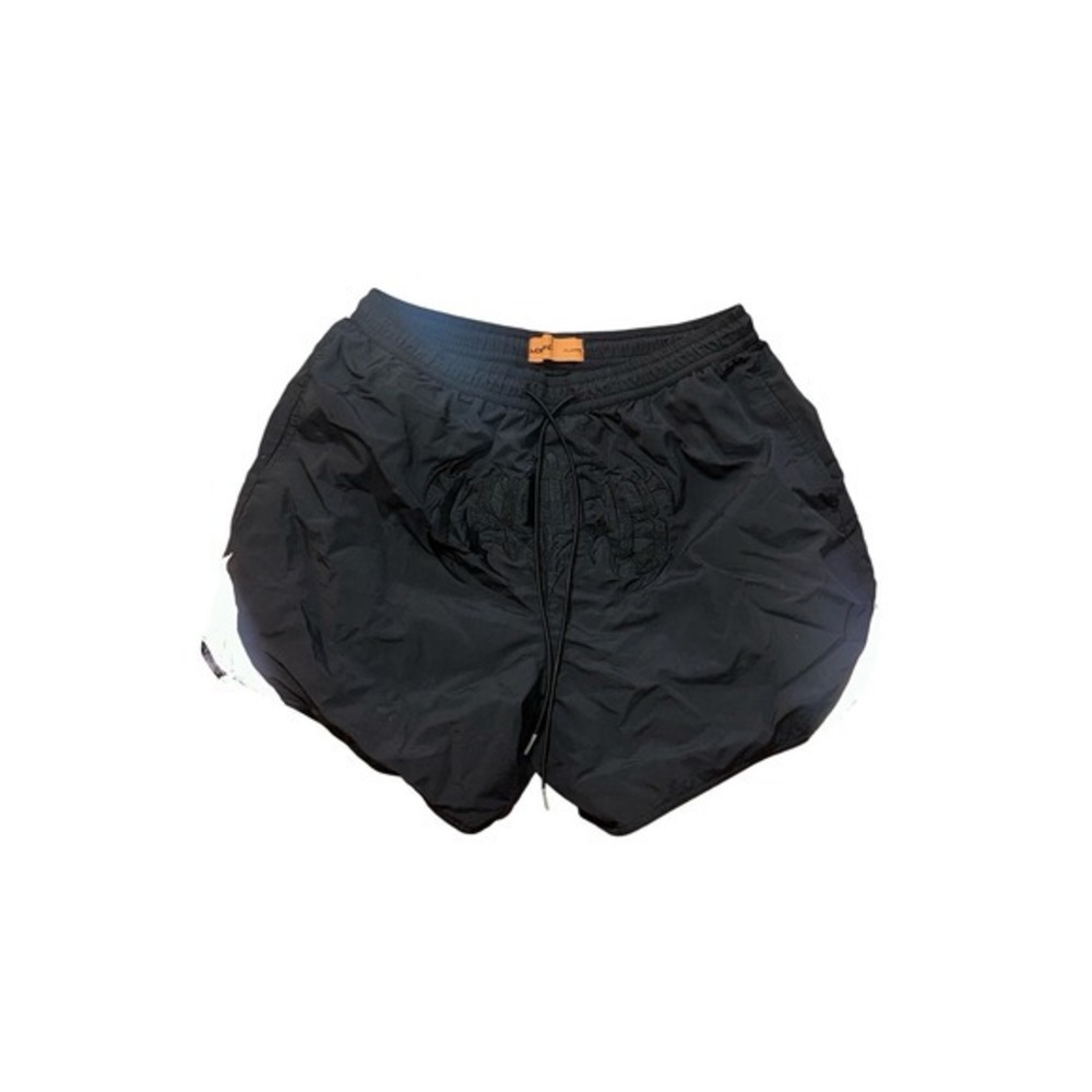 LOITER Black Embroidered Logo Athletic Shorts Men's Size XL Drawstring